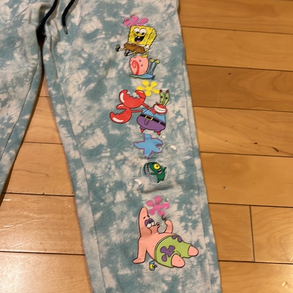 Spongebob squarepants sweatpants size xs - Picture 4 of 5